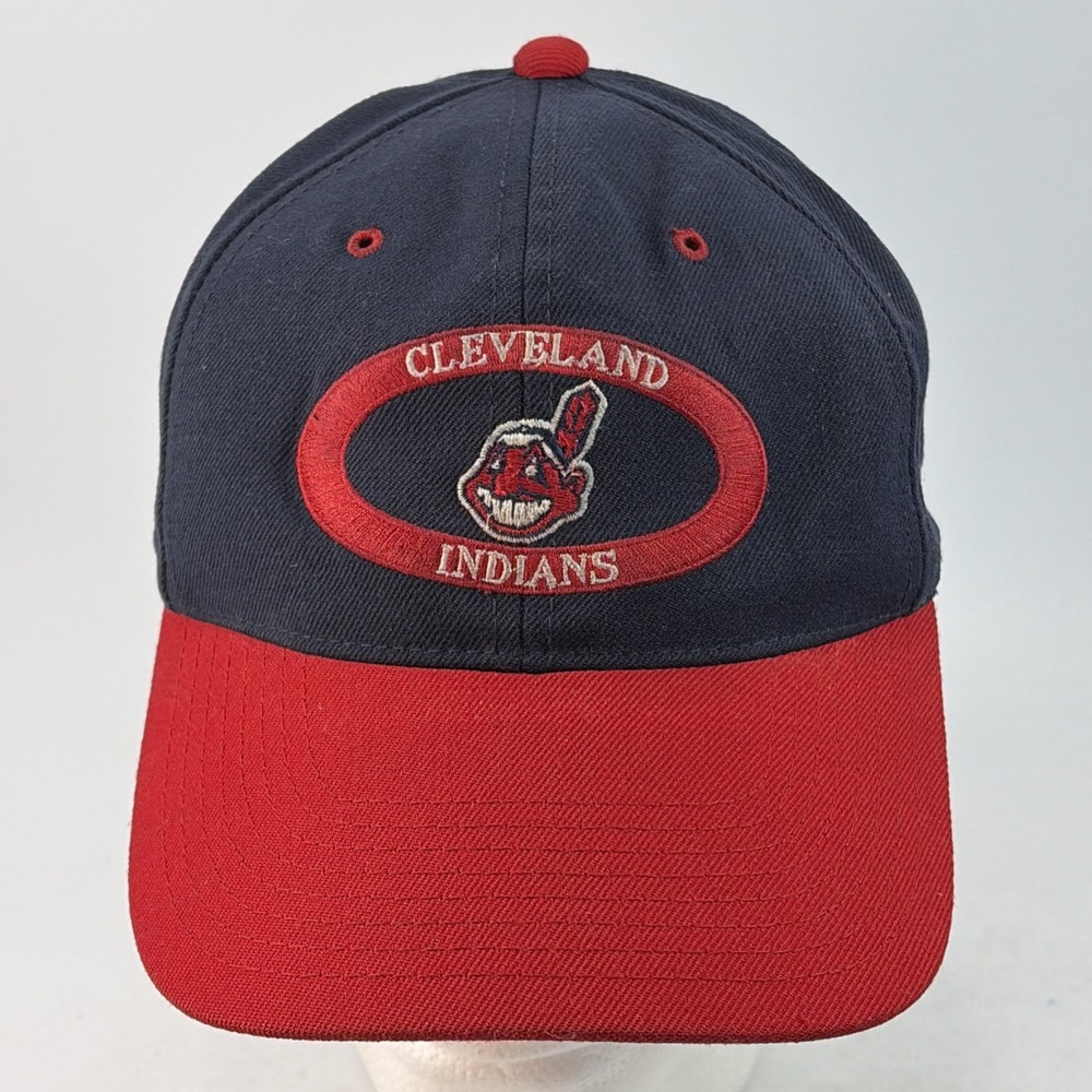 Vintage Cleveland Indians Hat Cap Snap Back Chief Wahoo 90's G Cap MLB Baseball